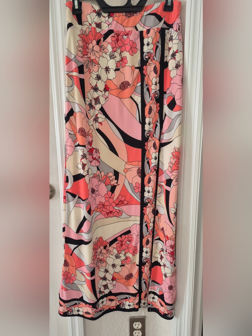 Boston Proper Floral Maxi Skirt. Fully Lined! Exc Cond!
